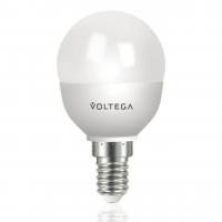 Лампа светодиодная Voltega E14 5.4W 4000К шар матовый VG4-G2E14cold5W 5748