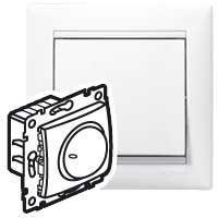 Диммер поворотный Legrand Valena 400W белый 694288 Диммер поворотный Legrand Valena 400W белый 694288