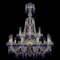 Подвесная люстра Bohemia Ivele 1410/10+5/240/XL-80 G V3001 Подвесная люстра Bohemia Ivele 1410/10+5/240/XL-80 G V3001