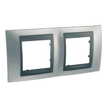 Рамка 2-постовая Schneider Electric Unica Top MGU66.004.238 Рамка 2-постовая Schneider Electric Unica Top MGU66.004.238