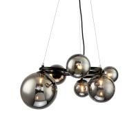 Люстра Wendt 6 black/smoky