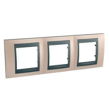 Рамка 3-постовая Schneider Electric Unica Top MGU66.006.296 Рамка 3-постовая Schneider Electric Unica Top MGU66.006.296