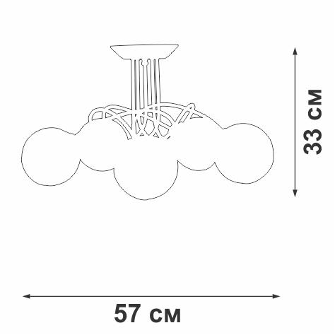 Потолочная люстра Vitaluce V43090-13/5PL Потолочная люстра Vitaluce V43090-13/5PL