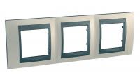 Рамка 3-постовая Schneider Electric Unica Top MGU66.006.295