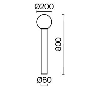 Ландшафтный светильник Outdoor O598FL-01GR Ландшафтный светильник Outdoor O598FL-01GR