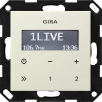 Радиоприемник RDS Gira System 55 кремовый глянцевый 228401