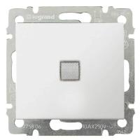Переключатель одноклавишный на 2 направления Legrand Valena 16A 250V с подсветкой белый 774203