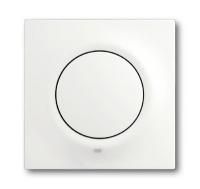 Клавиша для механизма 1-клавишного выключателя, с лампой подсветки и красной линзой impuls, белый бархат