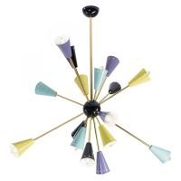 Люстра Sputnik Chandelier Multi Color By Imperiumloft