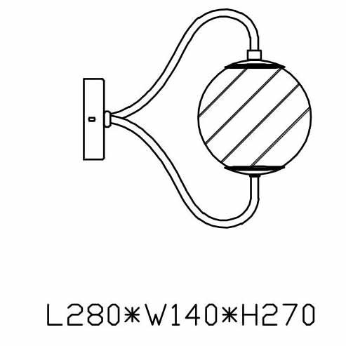 Бра Rivoli Nuovo 3046-401 Б0044411 Бра Rivoli Nuovo 3046-401 Б0044411