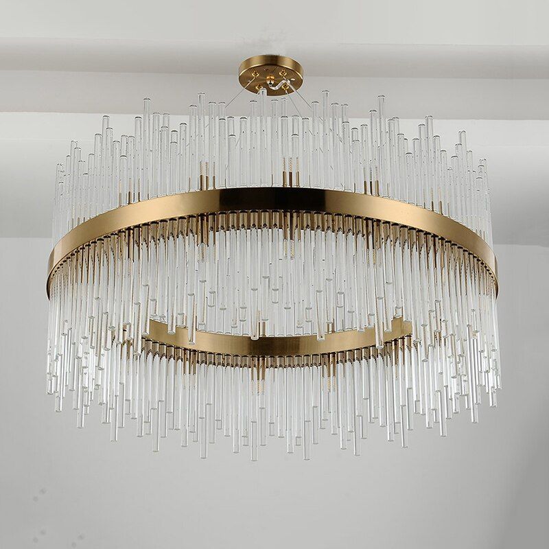 Люстра KR1209P-12 brass