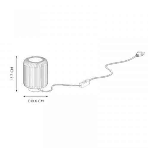Настольная лампа Lucide Turbin 26500/05/02 Настольная лампа Lucide Turbin 26500/05/02