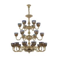 Подвесная люстра Bohemia Ivele 72101P/12+6+6/360/3d G P1 U Amber-Blue/H-1H