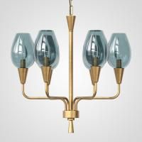Подвесная Дизайнерская Люстра Viola 6 Синий By Imperiumloft