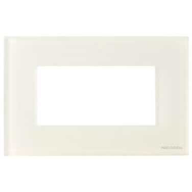 Рамка 4-модульная ABB Zenit итальянский стандарт стекло белое 2CLA247400N3001 Рамка 4-модульная ABB Zenit итальянский стандарт стекло белое 2CLA247400N3001