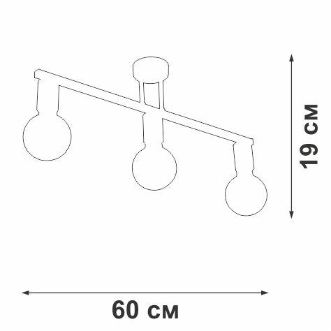 Потолочная люстра Vitaluce V4232-1/3PL Потолочная люстра Vitaluce V4232-1/3PL