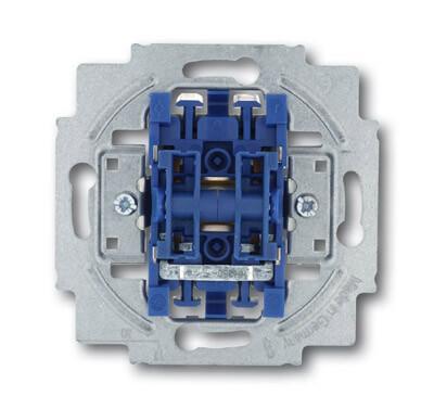 Выключатель кнопочный двухклавишный ABB BJE 10A 250V 2CKA001413A0509 Выключатель кнопочный двухклавишный ABB BJE 10A 250V 2CKA001413A0509