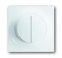 Клавиша для 2-канального светорегулятора 6565 U, impuls, альп. белый