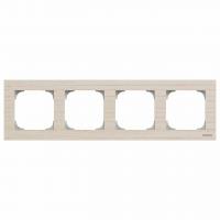 Рамка 4-постовая ABB Sky белый ясень 2CLA857400A2001