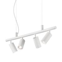 Подвесная люстра Ideal Lux Dynamite SP4 Bianco 231372 Подвесная люстра Ideal Lux Dynamite SP4 Bianco 231372