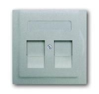 Накладка для суппортов 1810, 1812, 1814, 1816, 1818, поле для надписи, impuls, серебристый металлик