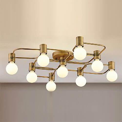 Потолочная люстра Italline Vega PL 6088/9 bronze Потолочная люстра Italline Vega PL 6088/9 bronze