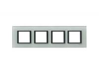 Рамка 4-постовая Schneider Electric Unica Class MGU68.008.7C3