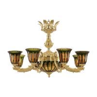 Подвесная люстра Bohemia Ivele 71212P/8/210 G P2 U Amber-Green/H-1H Y8 Подвесная люстра Bohemia Ivele 71212P/8/210 G P2 U Amber-Green/H-1H Y8