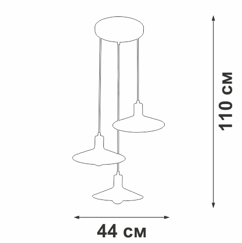 Люстра Vitaluce V3094-0/3S Люстра Vitaluce V3094-0/3S