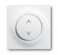 Клавиша для механизма выключателя жалюзи 6411 U, 6411 U/S, 6418 U, реле 6402 U, impuls, альп. белый