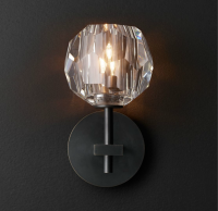 Бра Rh Boule De Cristal Single Sconce Black By Imperiumloft
