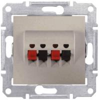 Аудиорозетка х2 Schneider Electric Sedna SDN5400168