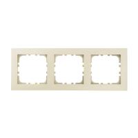 Рамка 3-постовая LK Studio (бежевый матовый) LK80 FLAT, 844302-1