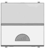 Диммер клавишный ABB Zenit шампань 2CLA226000N1301