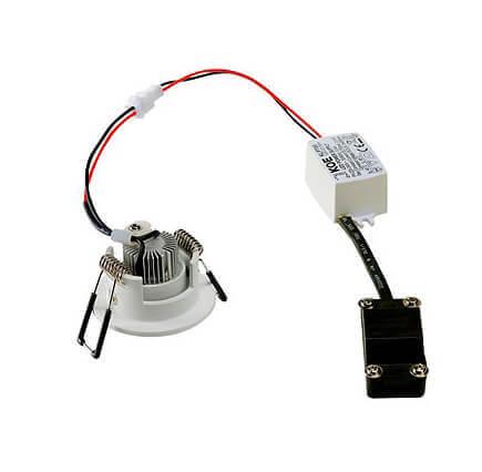 Встраиваемый светодиодный светильник SLV New Tria Mini DL Round Set 113971 Встраиваемый светодиодный светильник SLV New Tria Mini DL Round Set 113971