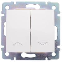 Переключатель управления жалюзи Legrand Valena Valena 10A 250V механическая блокировка белый 774404