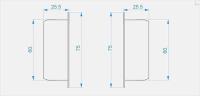 Заглушка Deko-Light End Cap P-EL-02-10 Set 2 pcs 978250