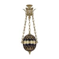 Подвесной светильник Bohemia Ivele 71000P/20 G Amber-Blue/H-1I Y8