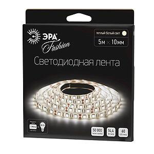 Светодиодная лента ЭРА 14,4W/m 60LED/m 5050SMD теплый белый 5M LS5050-60LED-IP20-WW-5m C0043046 Светодиодная лента ЭРА 14,4W/m 60LED/m 5050SMD теплый белый 5M LS5050-60LED-IP20-WW-5m C0043046