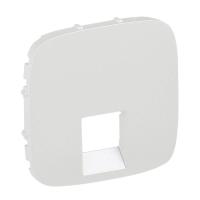 Лицевая панель Legrand Valena Allure розетки телефонной RJ-11/Ethernet RJ-45 жемчуг 755419