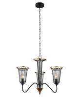 Подвесная люстра Lumien Hall Блис 4016/3P-BK-GD