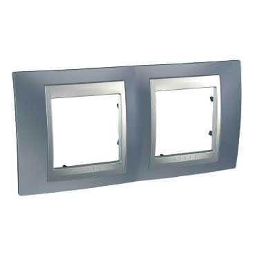 Рамка 2-постовая Schneider Electric Unica Top MGU66.004.097 Рамка 2-постовая Schneider Electric Unica Top MGU66.004.097