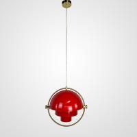 Люстра Louis Weisdorff Gubi Multi-Lite Pendant Red By Imperiumloft