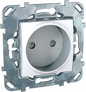 Розетка Schneider Electric Unica б/з со шторками 16A 250V MGU5.033.18ZD Розетка Schneider Electric Unica б/з со шторками 16A 250V MGU5.033.18ZD