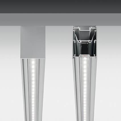 Подвесной светодиодный светильник Ideal Lux Fluo Bi-Emission 1200 4000K Al 192734 Подвесной светодиодный светильник Ideal Lux Fluo Bi-Emission 1200 4000K Al 192734