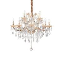 Подвесная люстра Ideal Lux Napoleon SP12 Oro 167404 Подвесная люстра Ideal Lux Napoleon SP12 Oro 167404