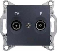Розетка TV/R проходная Schneider Electric Sedna 8dB SDN3301370