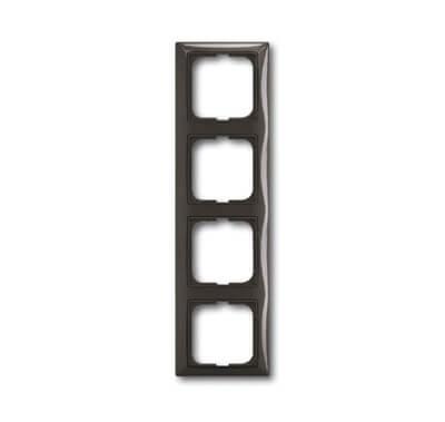 Рамка 4-постовая ABB Basic55 chateau-черный 2CKA001725A1509 Рамка 4-постовая ABB Basic55 chateau-черный 2CKA001725A1509