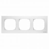Рамка 3-постовая ABB Sky альпийский белый 2CLA857300A1101
