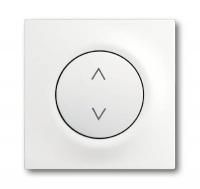 Клавиша для механизма выключателя жалюзи 6411 U, 6411 U/S, 6418 U, реле 6402 U, impuls, белый бархат